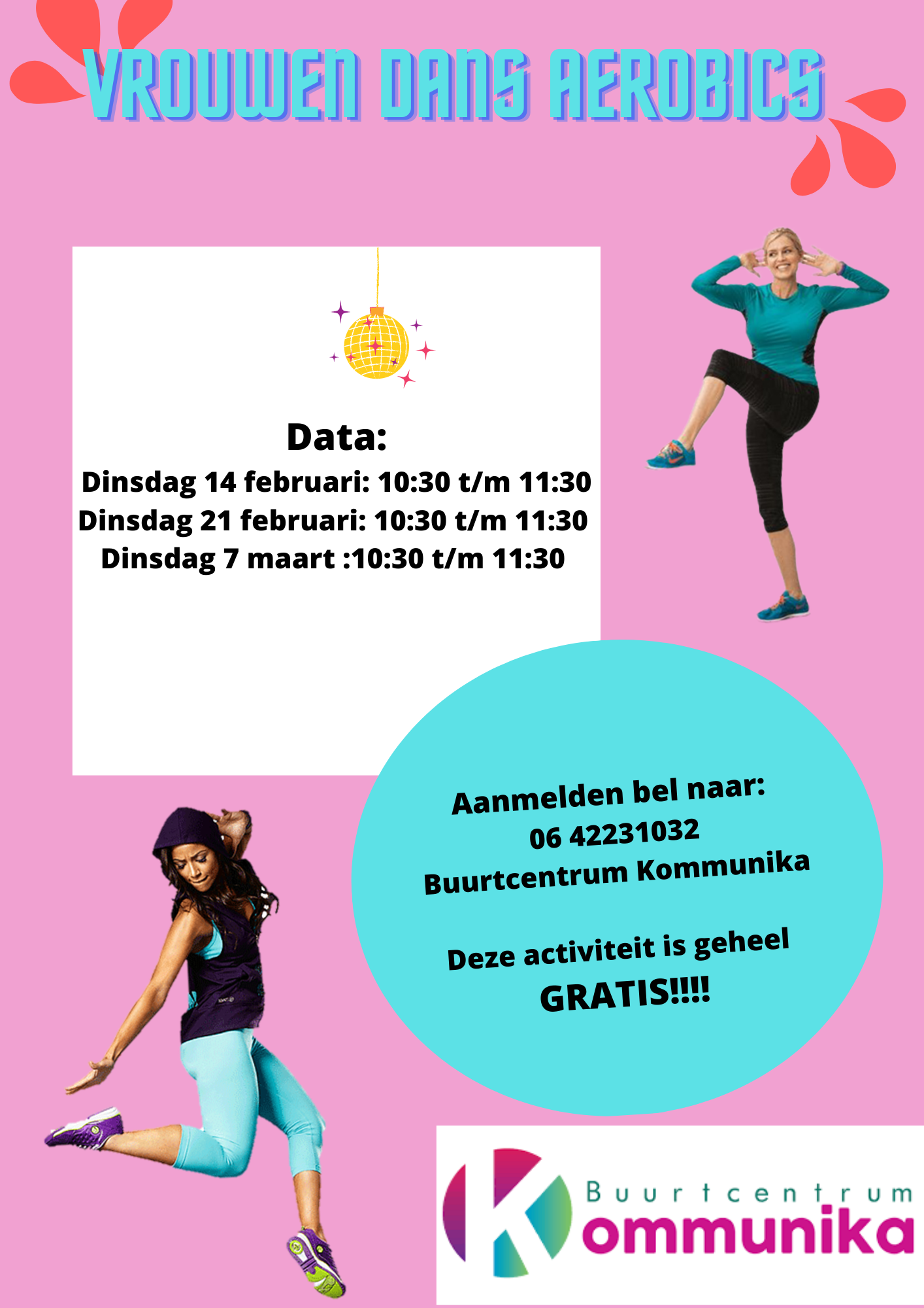 Vrouwen dans aerobics